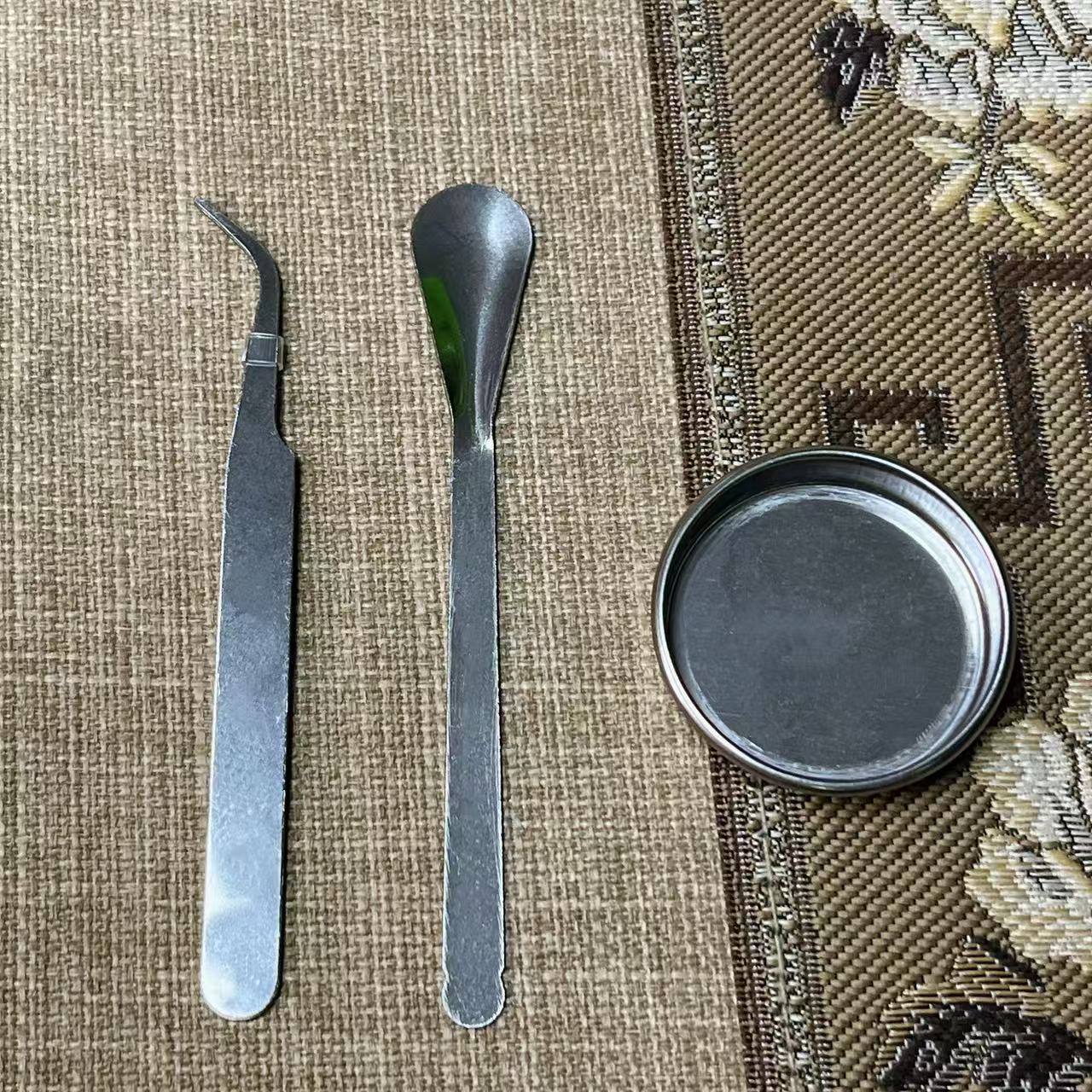 香料盘金属盘子香薰炉配件香粉专用碟子