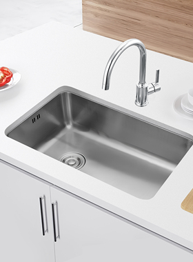 摩恩厨房台盆水槽单槽不锈钢洗菜盆洗碗槽42511/42611/42811