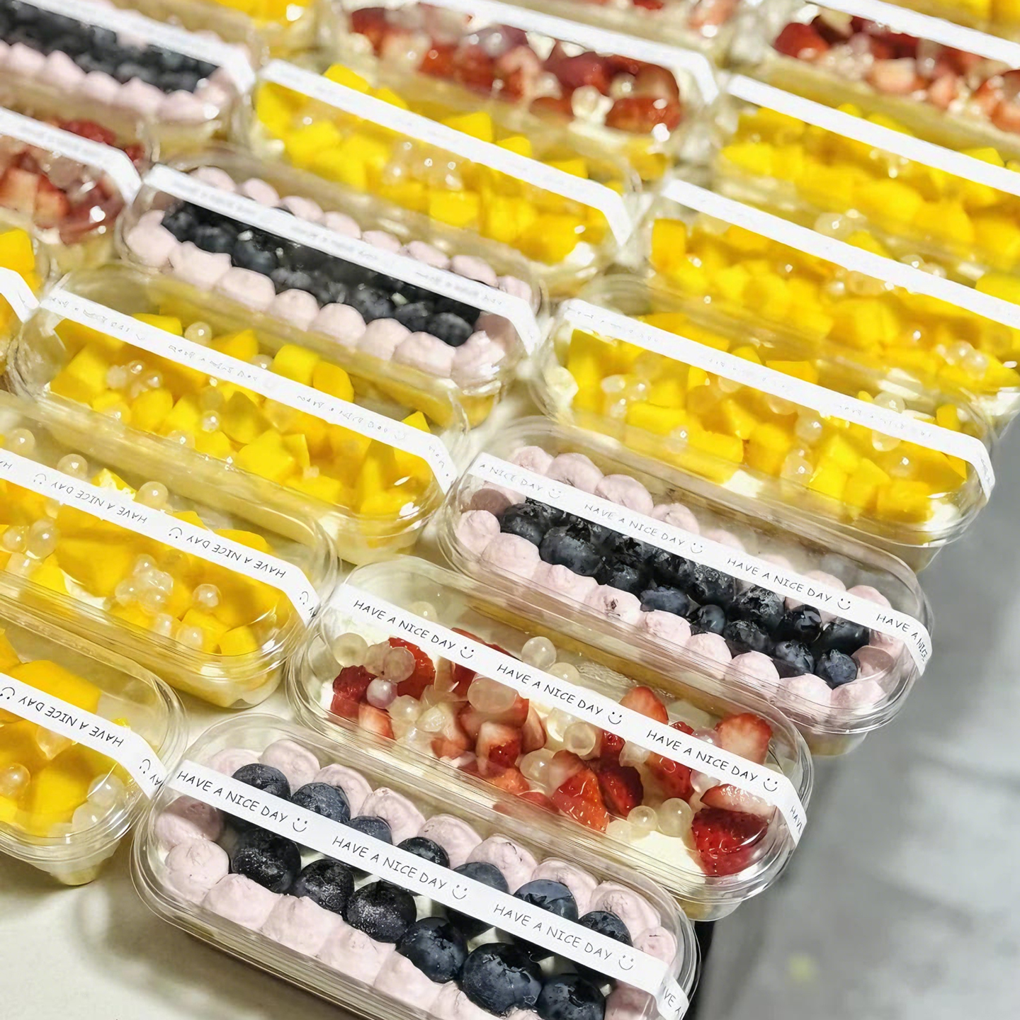 长方形慕斯千层包装盒提拉米苏盒