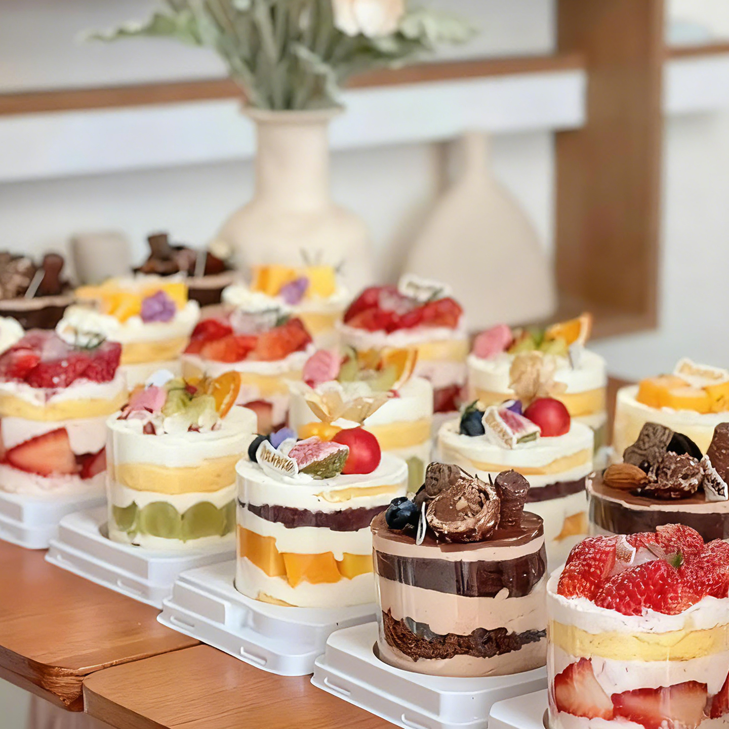 2寸蛋糕盒子3寸切块千层慕斯包装