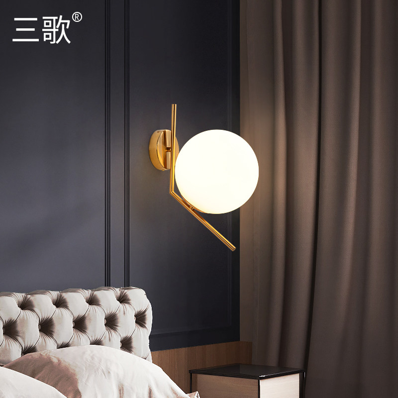 北欧床头壁灯现代简约轻奢创意艺术客厅过道走廊楼梯餐厅卧室灯饰|ruв категории награду материалов, огни освещения, бра - от Buy2taobao.com для оказания профессиональной услуги покупки агента Taobao