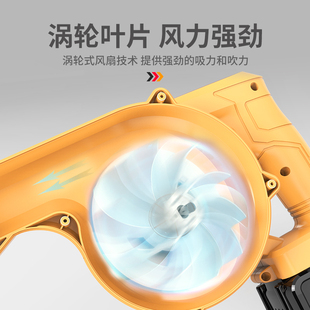 充电式鼓风机大功率吹风灰工业小型家用电脑吹灰除尘器