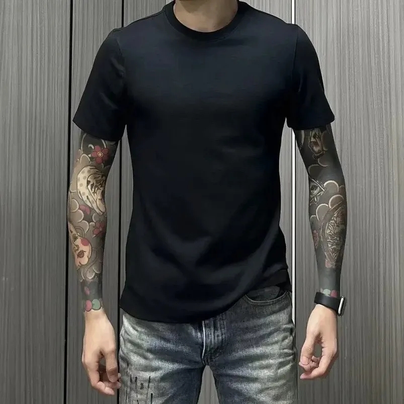 纯棉短袖T恤男款宽松高级感