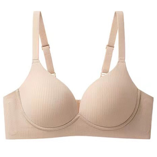 舒适内衣女聚拢小胸夏季薄款无痕无钢圈收副乳防下垂女士胸罩文胸