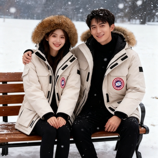 加拿正品 大鹅绒羽绒服CAHOBC派克大衣08远征女中长 2025秋冬新爆款
