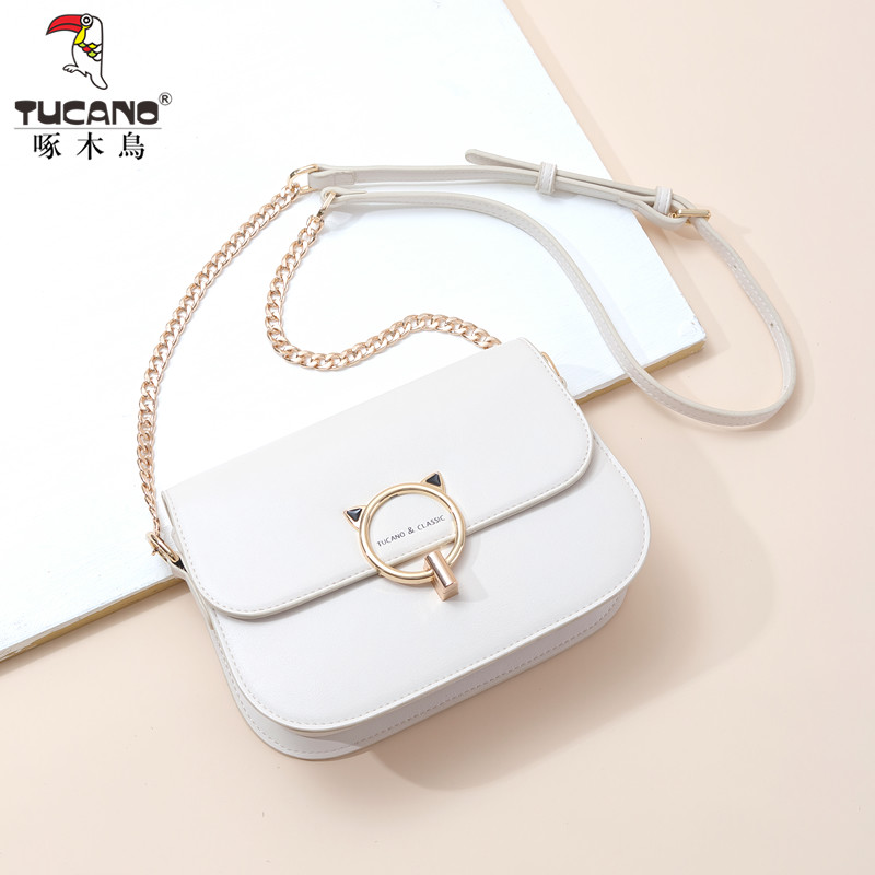 啄木鸟女包2026新款单肩斜挎包女士小方包百搭链条包手机小包包女