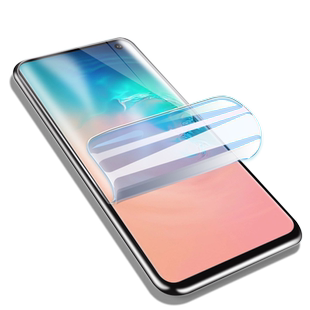 适用三星s10水凝膜三星S10e钢化膜plus全屏覆盖s10+磨砂膜全包边GALAXY无白边曲面手机膜软膜贴液态纳米保护