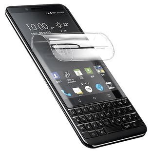 适用黑莓key2钢化水凝膜keyone手机软膜KEYone防爆全屏覆盖DTEK70防摔保护膜磨砂游戏膜高清透明贴膜抗蓝光膜