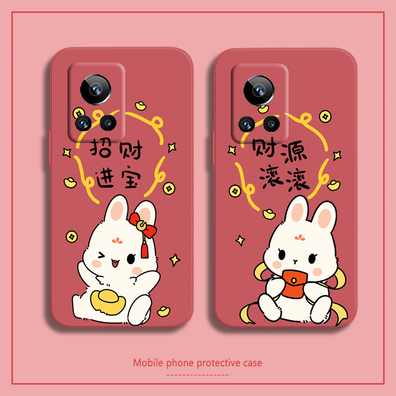 10pro一加手机壳可爱兔年全包