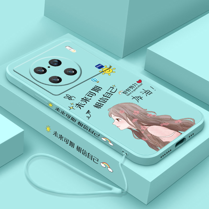 未来可期适用于vivox90手机壳新款x90pro软壳x90pro+液态硅胶plus女镜头全包可爱挂绳5g保护套卡通保护套防摔,3C数码配件,手机保护套/壳,淘宝优惠券,粉丝福利购,淘宝优惠卷