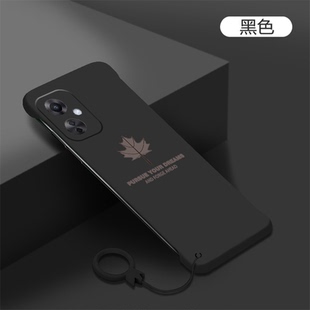 适用于oppok11x手机壳枫叶PHF110挂件无边框OPPOPHF磨砂超薄5G半包新款5g男女情侣散热套不包边裸机高级网红