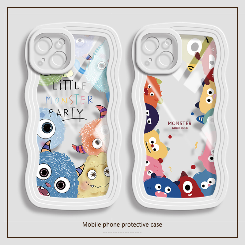 a32波浪硅胶手机壳情侣