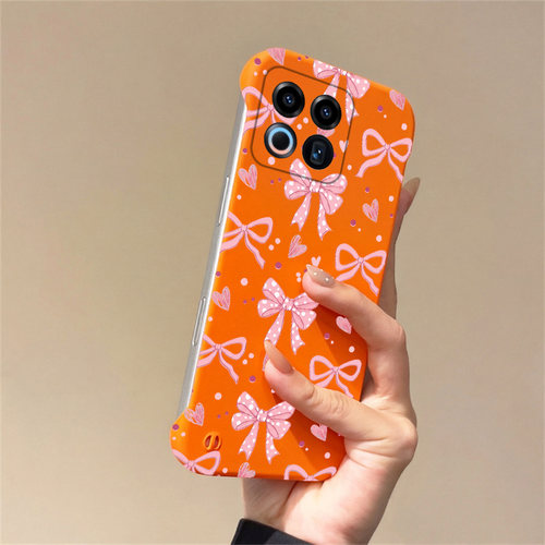 送挂环可爱蝴蝶结适用魅族22手机壳Meizu21note无边框20pro散热魅族18新款18pro半包魅族18x薄硬防摔保护套女