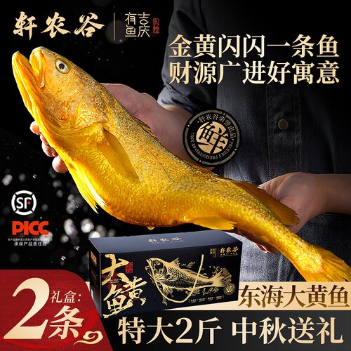 大黄鱼海鲜礼盒送礼佳品