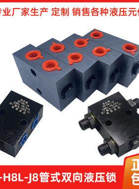 管式液压锁双向SO-H8L液压油缸支腿升降平台保压阀工程吊车液压阀