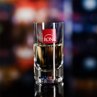 捷克进口RONA洛娜白酒杯水晶玻璃 烈酒杯吞杯一口杯