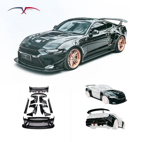 适用于福特野马Mustang改装CMST宽体套件前后杠叶子板侧裙尾翼