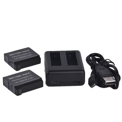 适用 GoPro HERO 4 电池 双充充电器 1160mAh 狗4 AHDBT-401