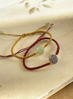 正品平安吉祥青白价格佛头手链