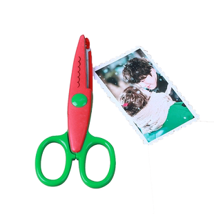 DIY相册 相簿影集配件　手工花边剪刀　剪出老照片相片卡片花纹剪