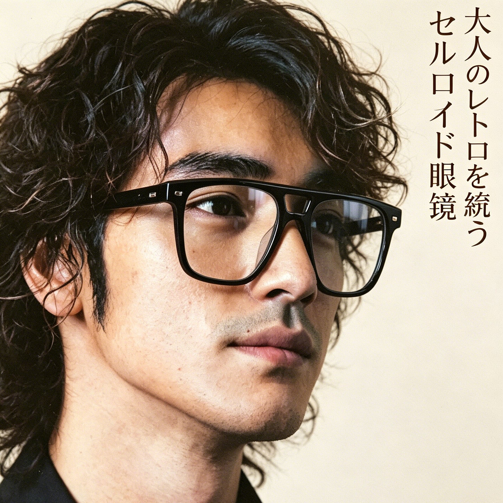 日本纯钛板材眼镜男KHOTY手作大框双梁质感大脸个性防蓝光近视镜