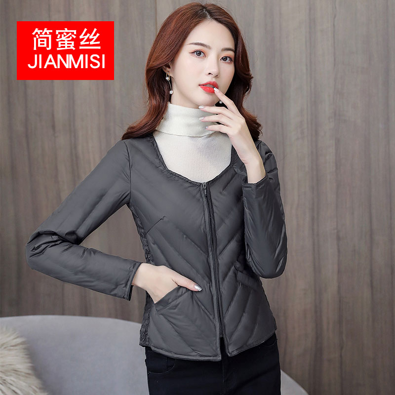 羽绒内胆女修身长袖马甲打底内搭