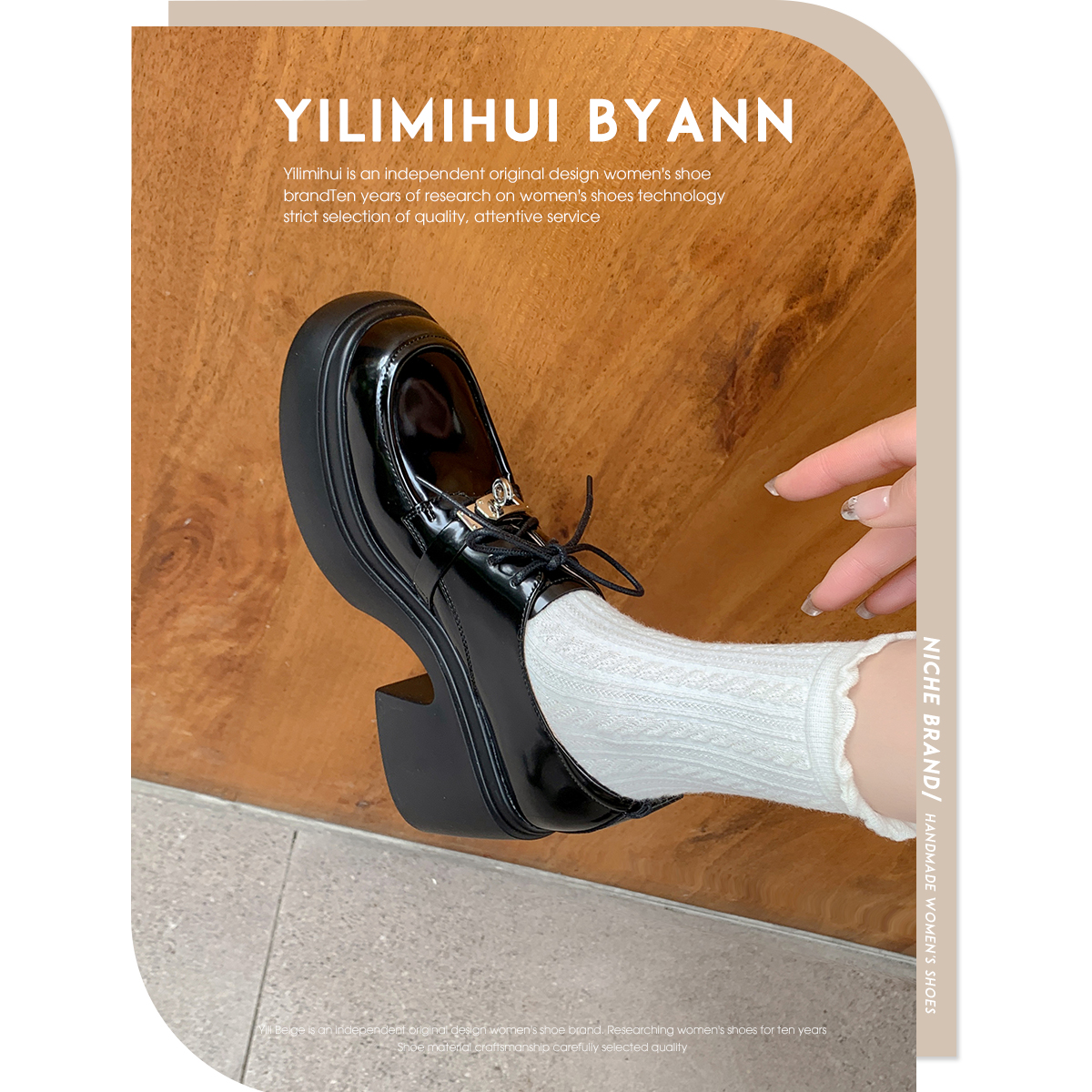 一力米灰单鞋时尚银扣