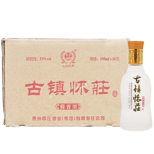 古镇怀庄1983酱香型185ml小酒