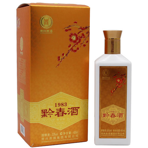 53度1983金黔春贵州贵酱香型白酒