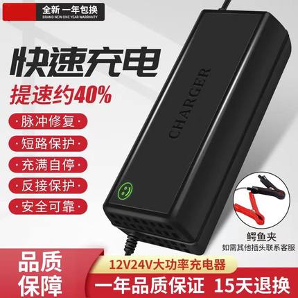 12V20A14.6V30a大功率锂电池充电器房车户外电源三元铁锂12.6V50A