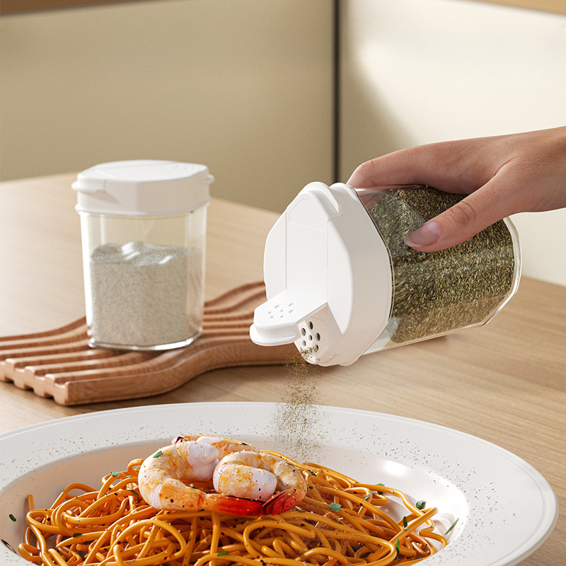 撒盐罐双开盖厨房佐料瓶调味罐
