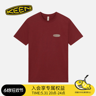 HARVEST TEE TECH KEEN官方 C&B LOGO户外休闲舒适百搭T恤