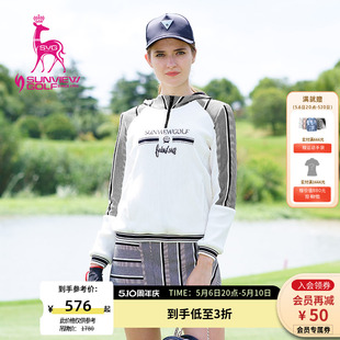 时尚 运动连帽衫 新款 外套棒球服时尚 运动卫衣 女装 SVG高尔夫春秋季