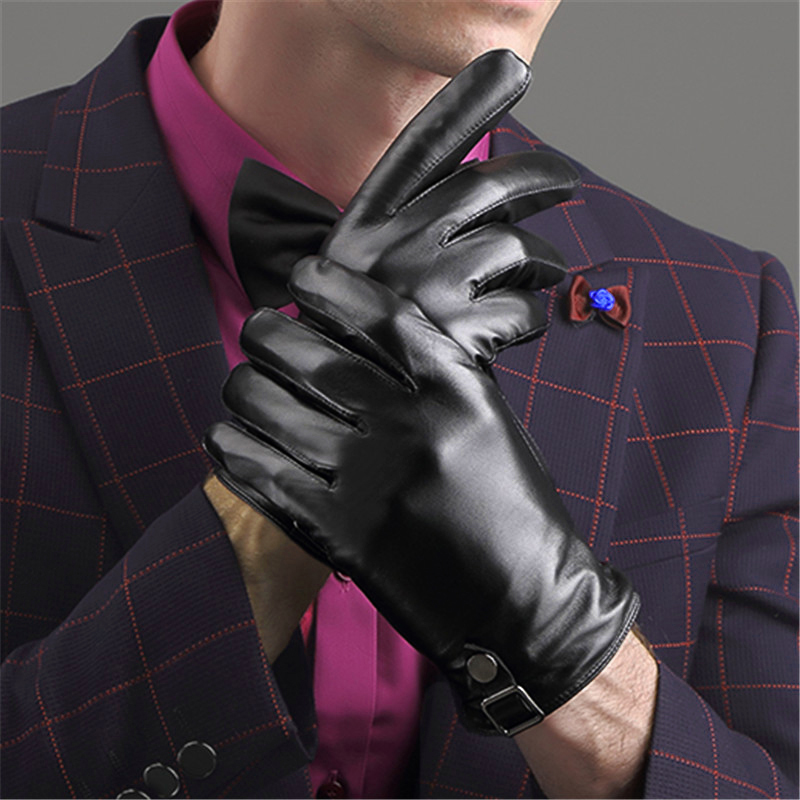 Gants pour homme en peau de mouton - Ref 2781383 Image 1