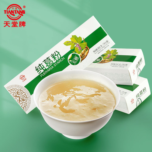 天堂牌纯葛粉360gx3盒