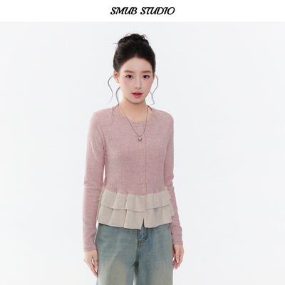 2025秋冬新款小众设计感针织开衫