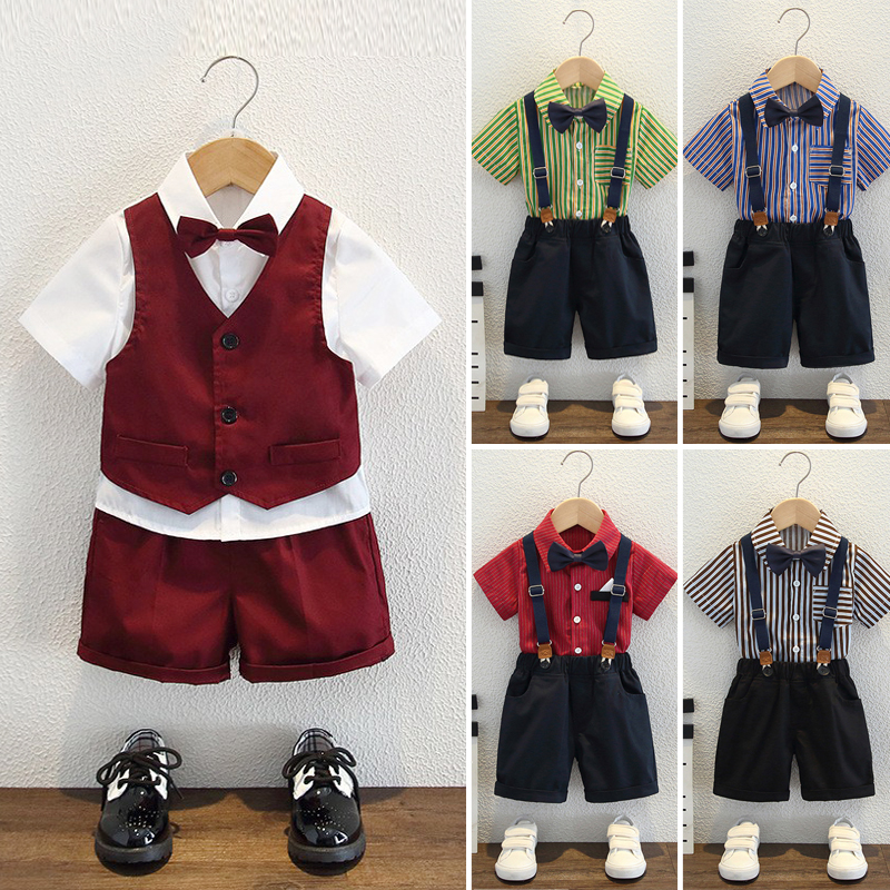 周岁礼服男宝小西装生日绅士套装