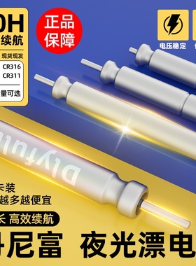 丹尼富425夜光漂电池CR322夜钓CR316浮漂夜钓鱼漂CR311电子漂电池