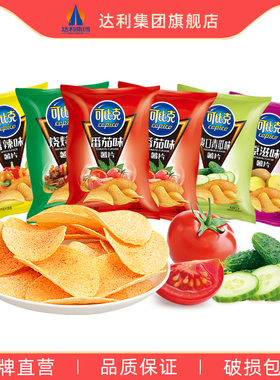 zw可比克薯片复合袋装混合口味32g整箱休闲食品看剧零食小吃