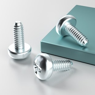 速发GB6560盘头锁角牙螺丝十字槽盘头自攻三紧螺钉高度强M4M5M6