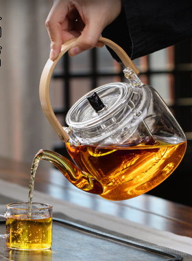 速发高茗玻璃煮茶壶2025梁款提新壶烧水壶电煮炉可明火耐高温围炉