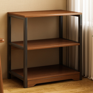 速发书架落地置物架桌旁收纳架架公室角落层多展示办子小型简易矮