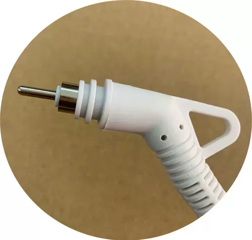 Белый кудрявый шнур питания, заколка для волос, 3м