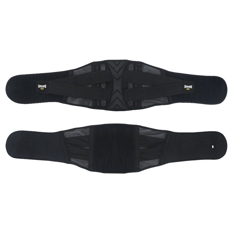 新款钢板支撑护腰可调节束腰带男女健身举重深蹲硬拉固定收腹带