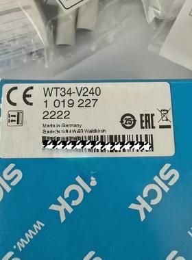 Sick 西克 WT34-V240 漫反射光电传感器订货号：1019227全新现货