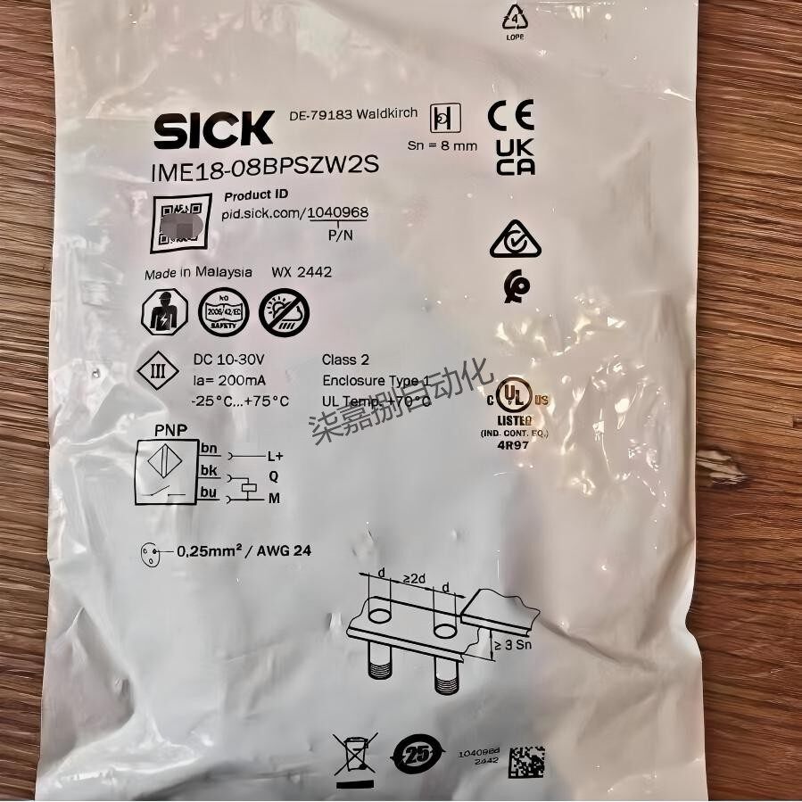 Sick 西克IME18-08BPSZW2S电感式接近传感器 订货号:1040968现货