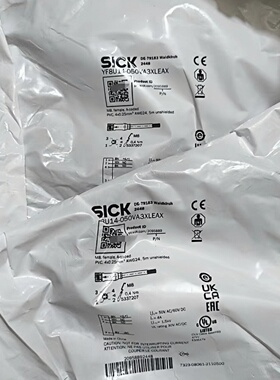 Sick西克YF8U14-050VA3XLEAX连接线缆货号：2095889 M8, 4针 直头
