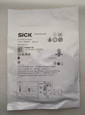Sick 西克GL6G-N1211镜反射光电传感器订货号：1059925全新现货