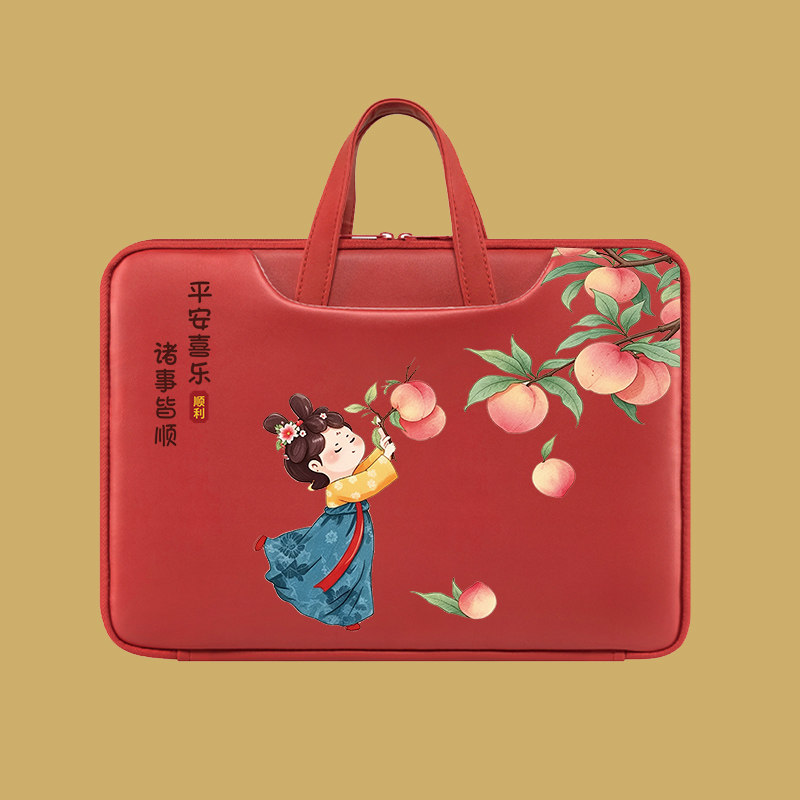 好看手提电脑包女适用macbookins