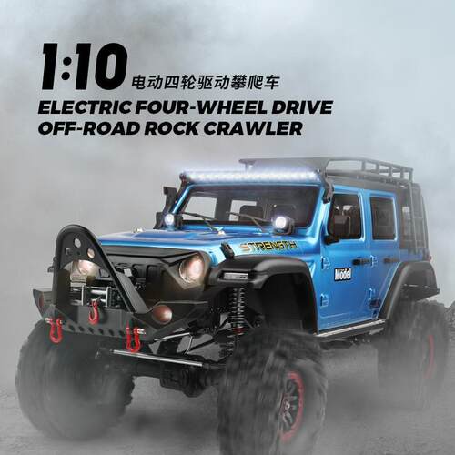 伟力牧马人104010型号1比10电动四驱遥控攀爬越野车模型rc玩具车